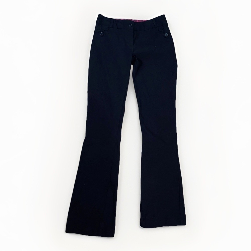 Juniors Y2K Sensational Black Pants Bootcut Size 7